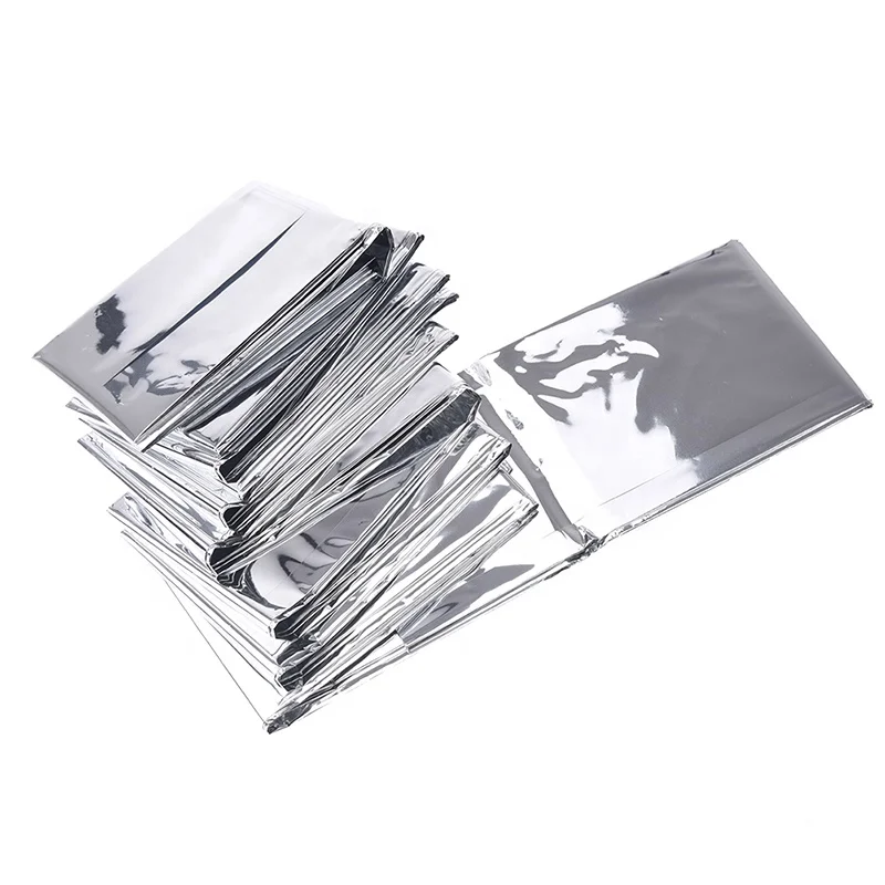 Manufacturer supplier two colors foil survival folding first aid emergency rescue blanket