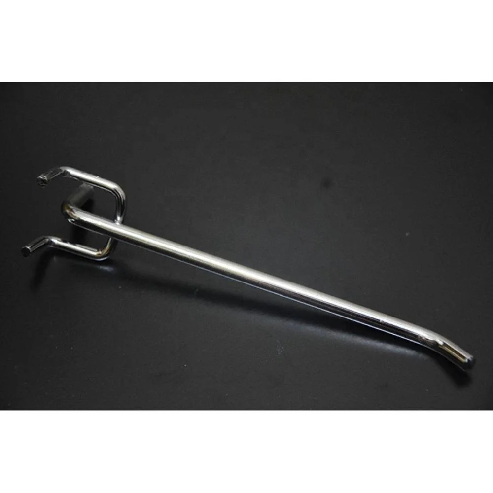 Single Pegboard Slatwall Hooks Display Shop Prong Hanger