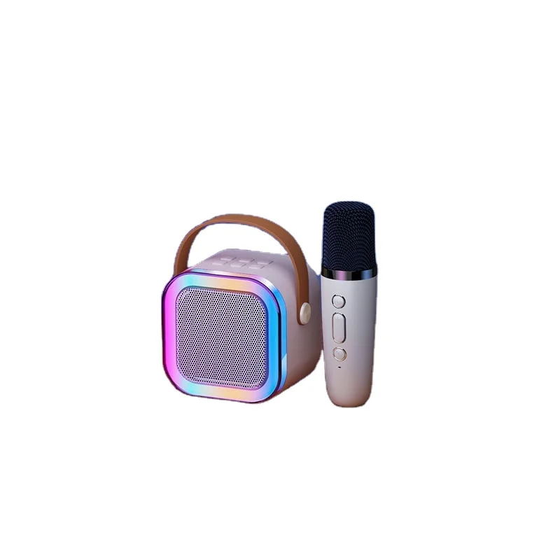 Portable Karaoke Machine for Kids Adults, Kid Karaoke Speaker with 1 Wireless Microphone, Gifts for Kids Ages 4-12+ Year Old