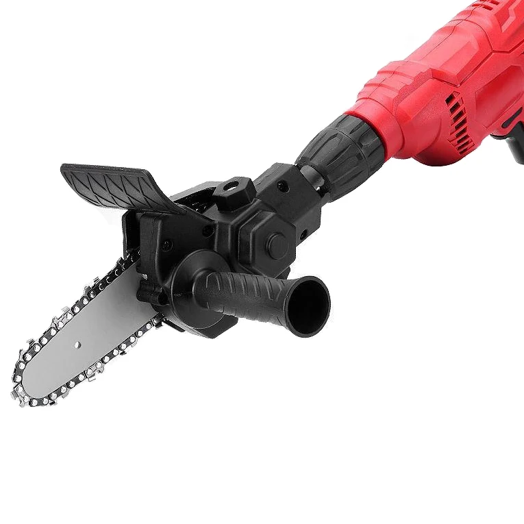Electric Drill Modified to Chain Saw Impact Attachment 4