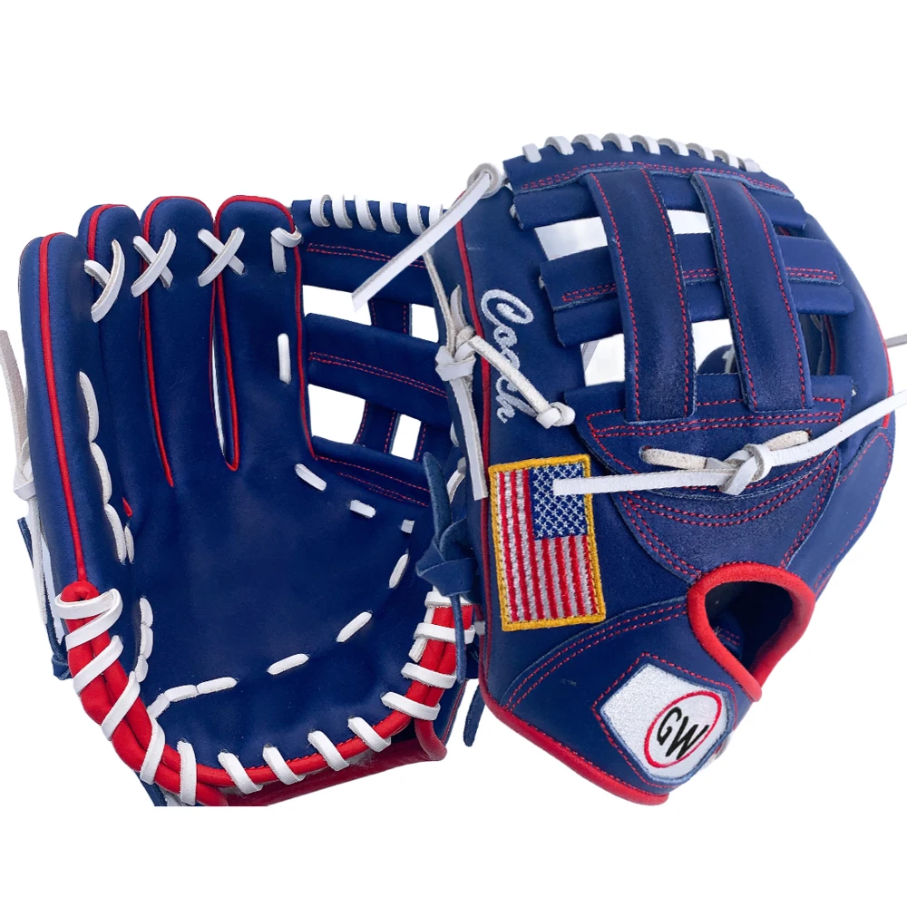 11.5 Inch Navy Blue H Web Baseball Glove Left Hand