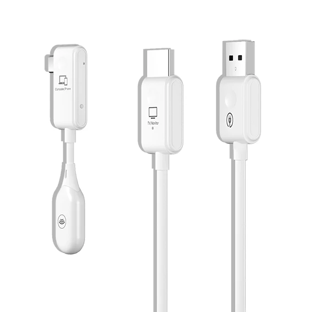 3 in 1 USB A Converter Cable for Iphone Ipad Samsung  Android Phone to TV HDTV