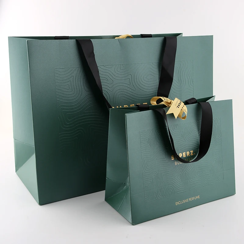 wedding Colorful jewelry custom logo boutique grocery business shopping handles reusable wholesale gift bags wedding packaging