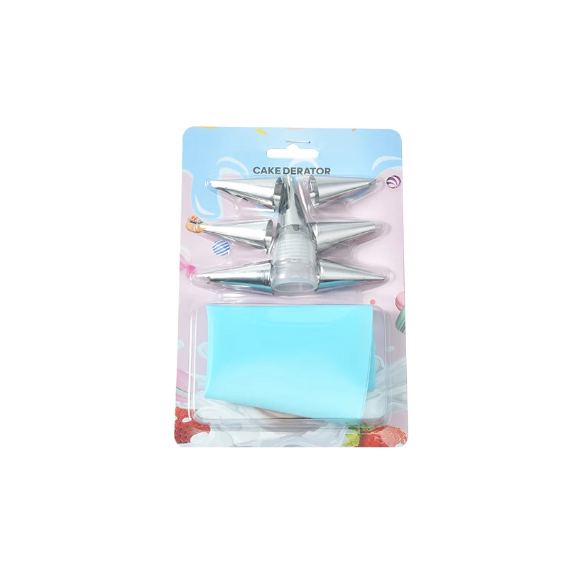 Stainless Steel Russian Baking Decoration Nozzesl Kit Sprinkles Cake Decoration Tools Includes a Piping tip Converter and Piping