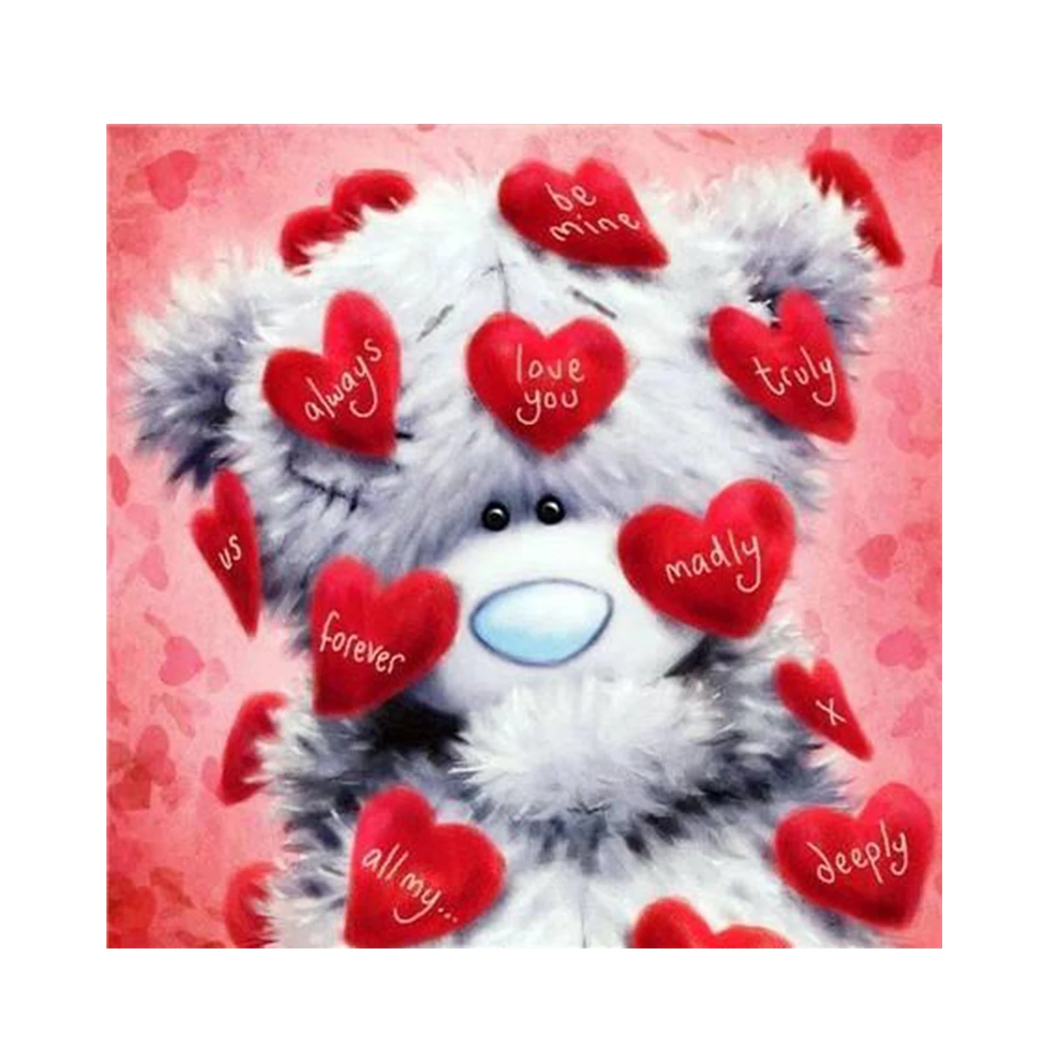 Прямая поставка с завода, Кубик Рубика, цифровой дизайн, креативный подарок, мишка тедди, Хрустальная живопись