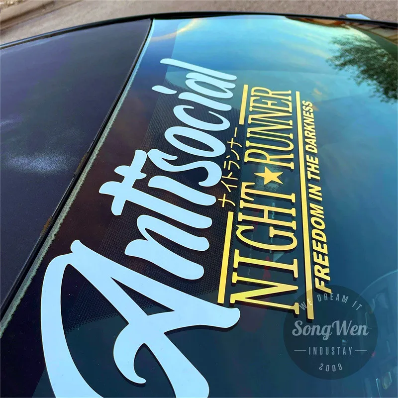 Custom Waterproof UV Resistance Vehicle Transfer Amine Car Decals Vinyl Die Cut Window Stickers custom car stickers 3d