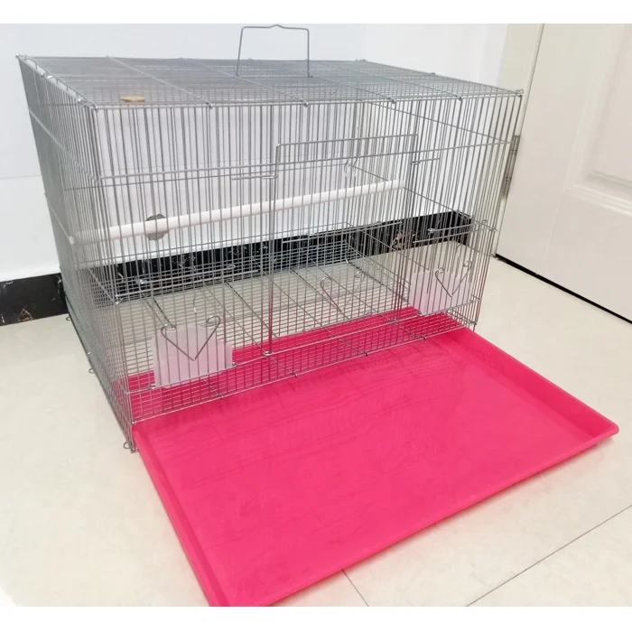 Folding Large Bird Cage Wire Mesh Parrot Breeding Cage