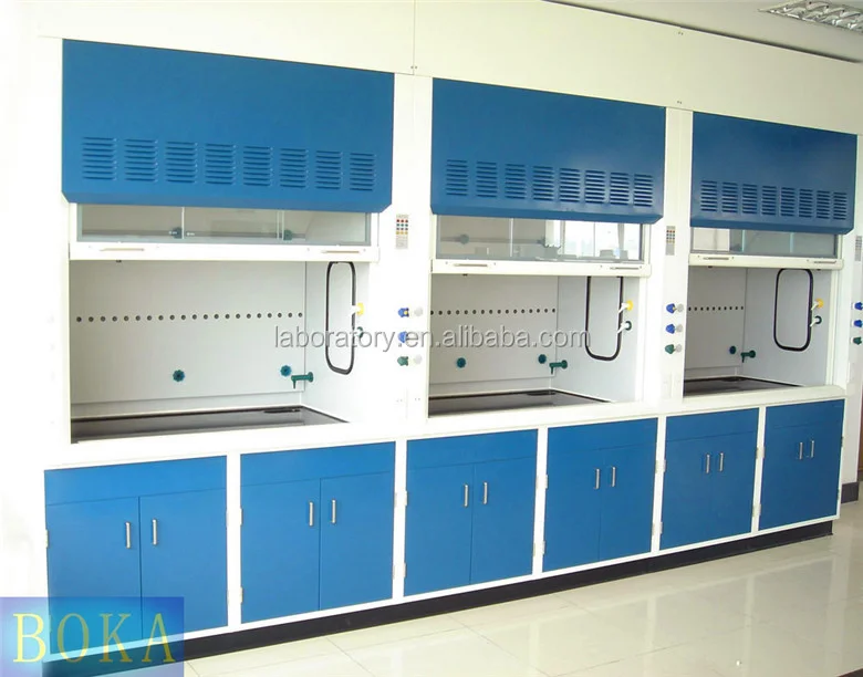 Exhaust Fume Cupboard PP/all steel fume hood