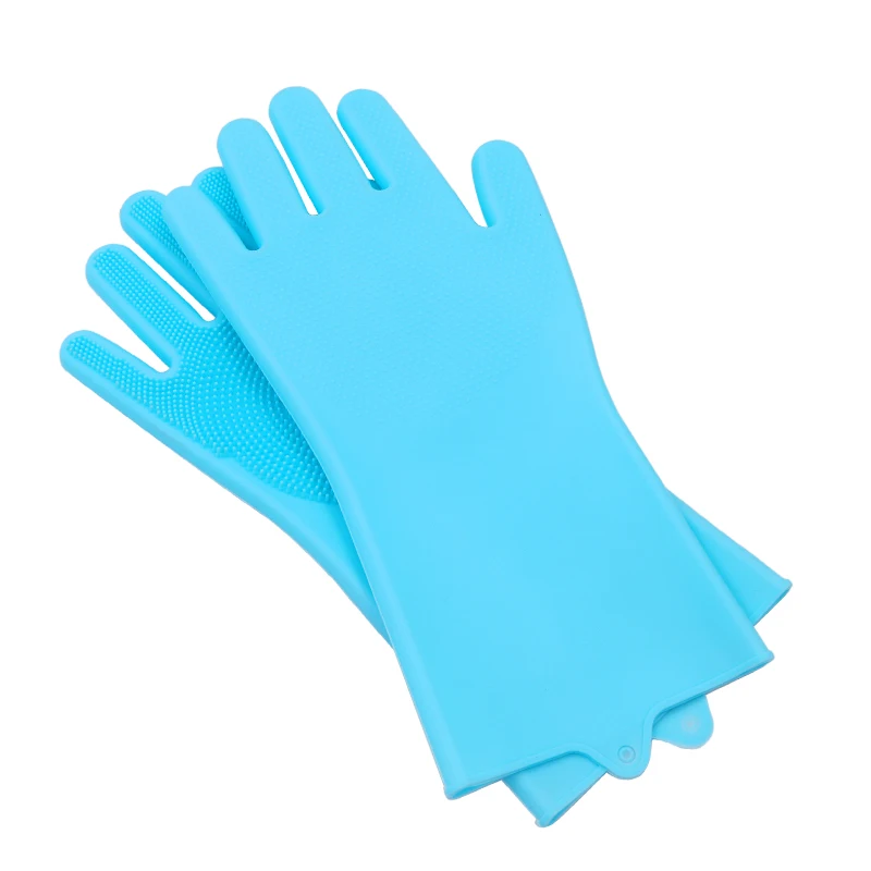 High quality ECO friendly No BPA waterproof household gloves utensil Cleaning silicone Dish Washing Gloves
