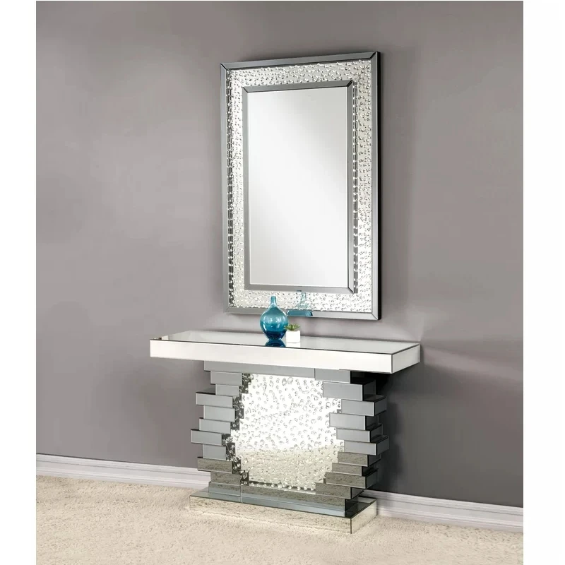 Elegent hotel mirrored console table