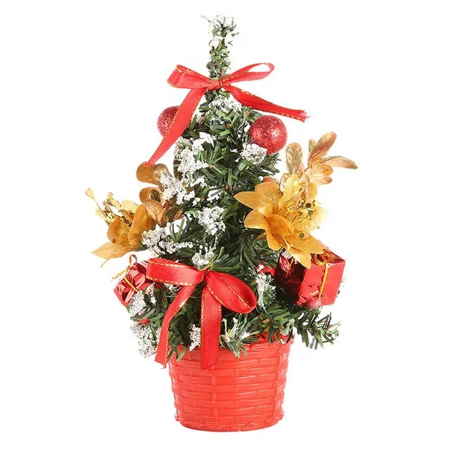 Christmas tree decoration Artificial Tabletop Mini Tree decorations Ornaments family gifts for Home