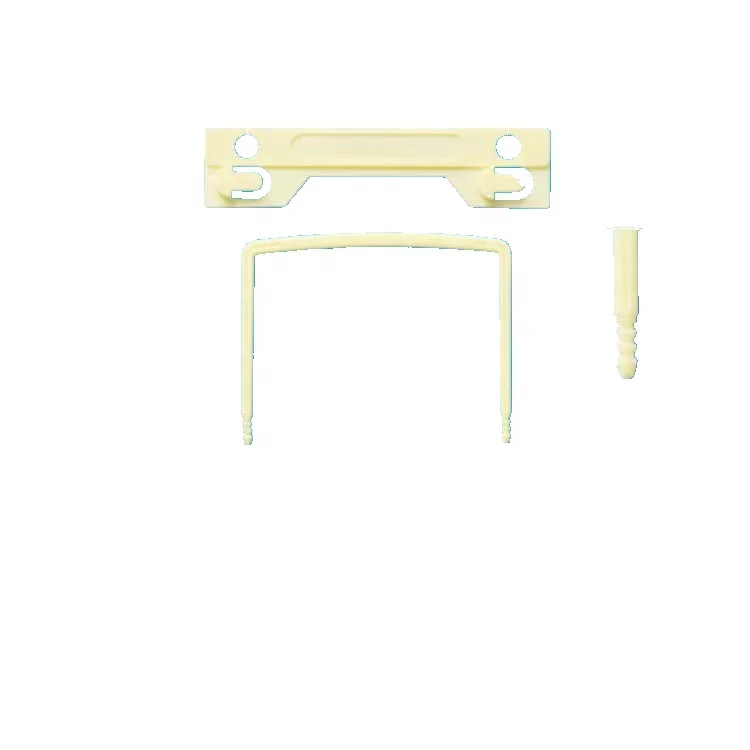 Milk White Color U Clip With Glue--Item 1380