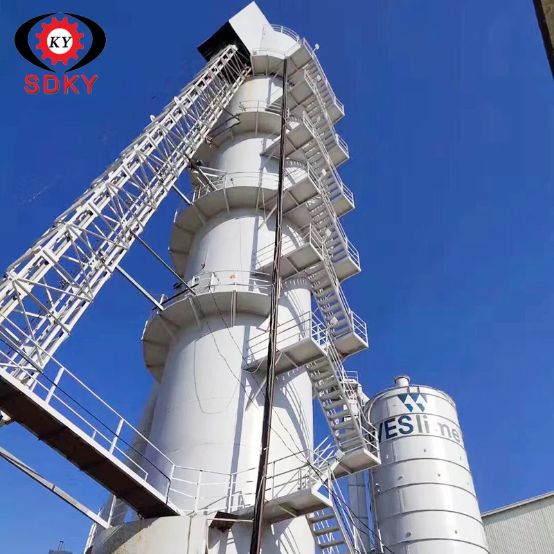 Hydrated Lime Line Processing Equipment Production Mini Plants Active Quick Lime Vertical Kiln 100TPD 50tons