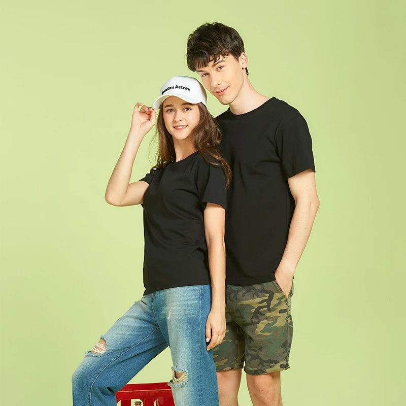 Custom Printing Cotton 100% T Shirts Designer T Shirt Plain Wholesale High Quality Couple Oversized Unisex Blank Men Casual