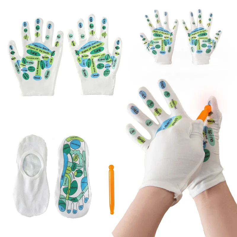 Wholesale Acupuncture Point socks reflexology socks acupressure reflexology socks
