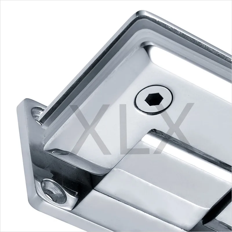 Bathroom clip shower room stainless steel glass door clip glass clamp heavy duty hinge welding glass door fixing clip hinge