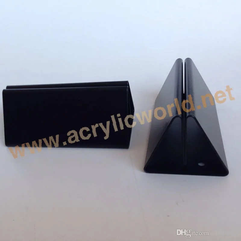 acrylic sign holder base/menu holders base /sign display stands base acrylic menu sign rack