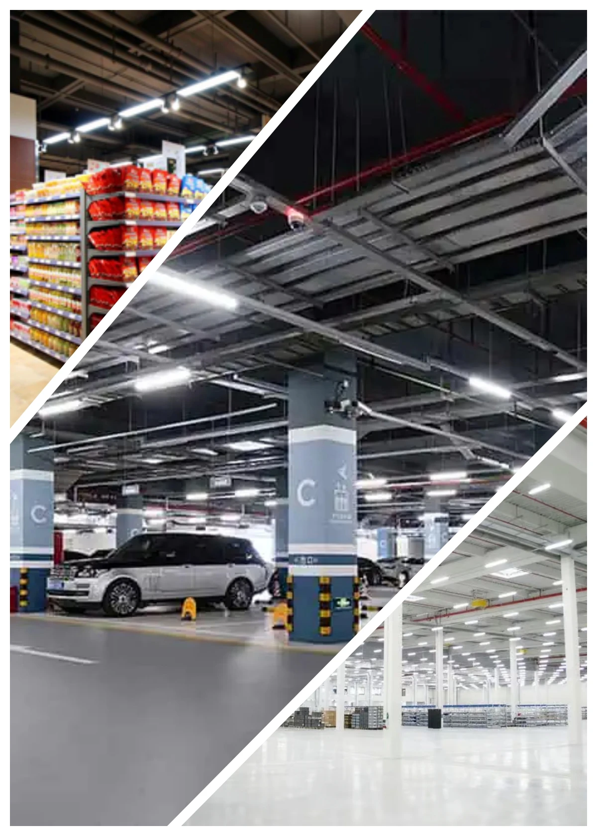 Led Microwave Motion Sensor Ceiling Light t8 Led Tubes 9w 18w G13 110v Ac85-265v Glass tube Lighting Fixtures with 3000K 6000K