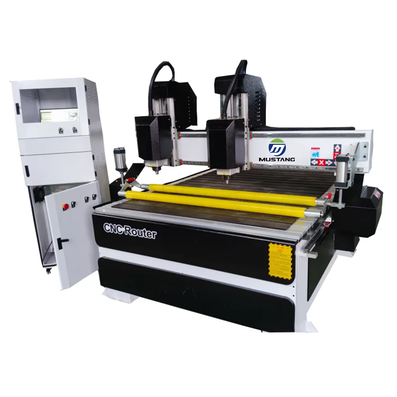 Mustang MT1325 High Precision CNC Router Machine 1300x2500mm for Woodworking Acrylic PVC MDF Engraving Cutting Machine