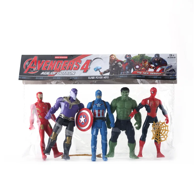 Wholesale Second Generation Marvels Figure 5 Style SpiderMans IronMans Action Figure