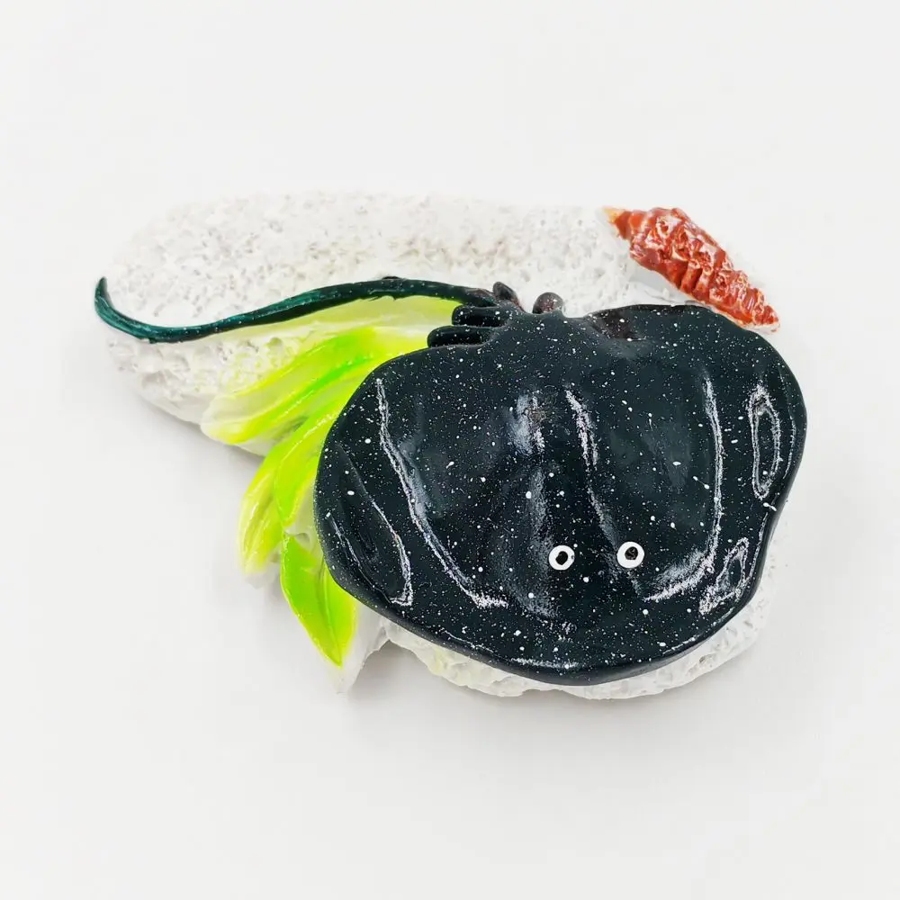 Custom Handmade Resin Fridge Magnets Creative souvenir Clownfish Turtle Manta Rays 3D Fridge Magnets