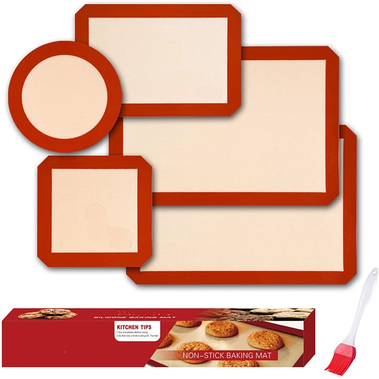 Best Seller Food Safe Extra Large Baking Mats Non-Stick Half Sheets Reusable Silicone Baking Mats