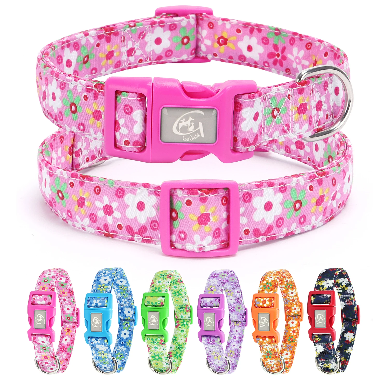 Dropshipping Custom design Classic Printed Patterns Wholesale Personalized Classic Soft Durable  Dog Collar