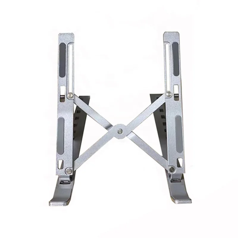Custom Metal Slim Laptop Stand Portable Aluminum Laptop Stand Adjustable Support Laptop Stand For Tablet Notebook