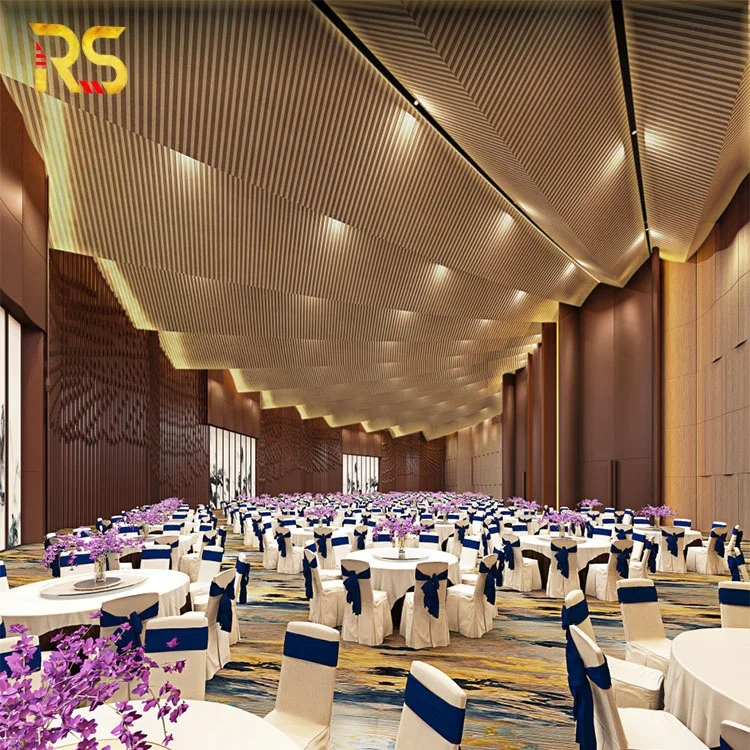 High-end custom modern style beam suspended ceiling for home wall decor or metal ceiling panels interior decorations