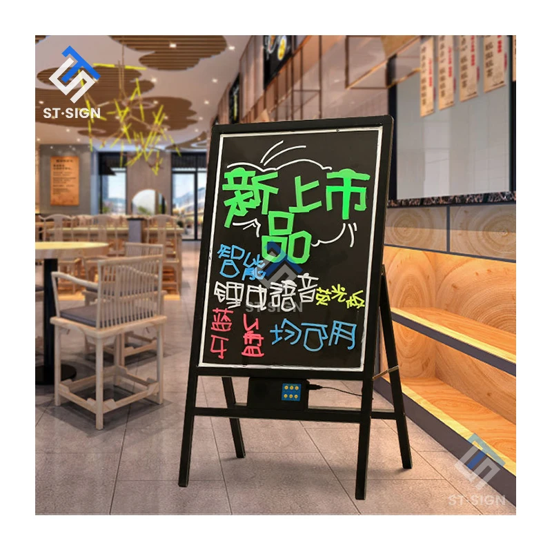 Factory Maker 7 Color Fluorescent Neon Diy Menu Message Advertising Glow Erasable Led Writing Sing Board