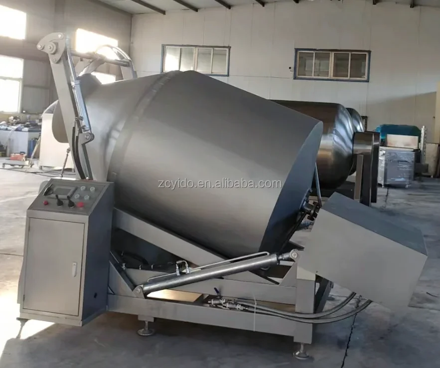 Industrial High output 3000kg/time Poultry Tumbler Machine Chicken hydraulic heating or cooling Vacuum meat Tumbler For Sale