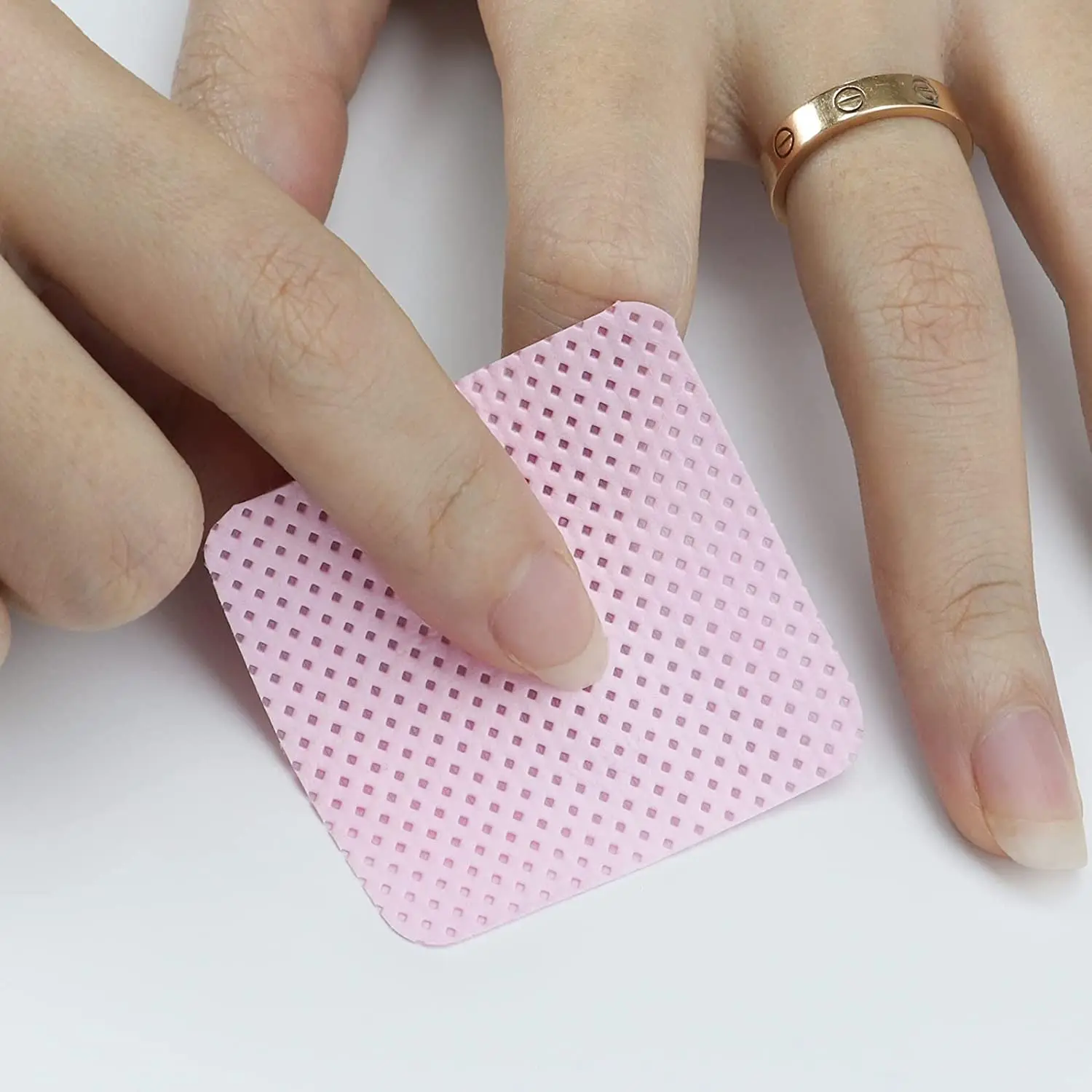 OEM Factory Wholesale 1080pcs Absorbable Eyelash Extension Glue Cleaning Pads Lint Free Nail Pads