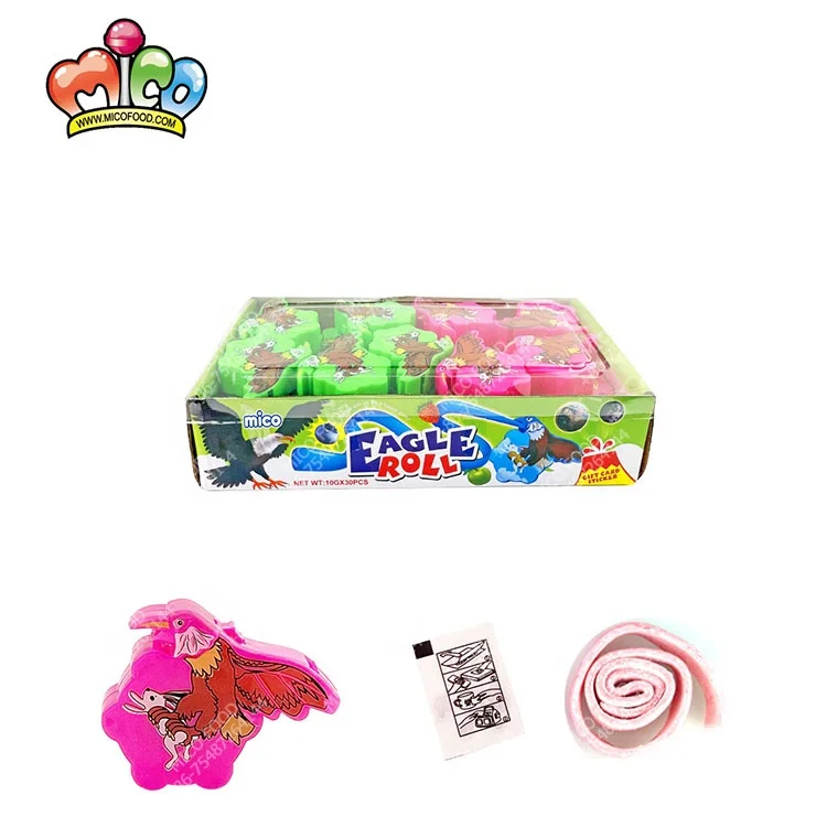 KITTY HAWK FRUIT BUBBLE ROLL BUBBLE GUM CANDY