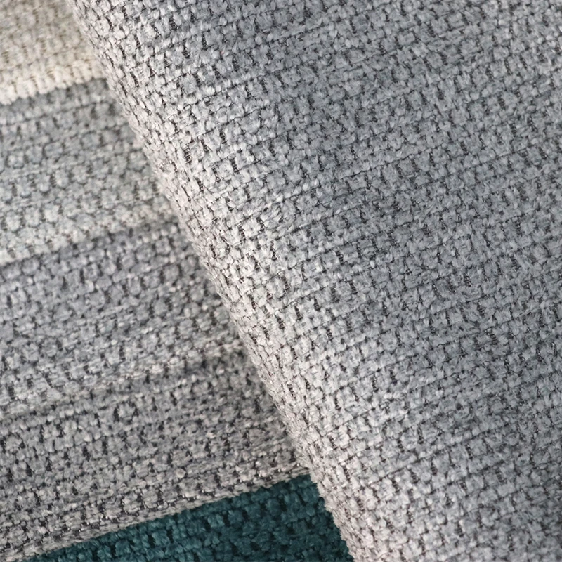 2494 Decorative Luxury Upholstery 360gsm Heavy Brush 100% Polyester Look Linen Material Sofa Fabric for Bedding