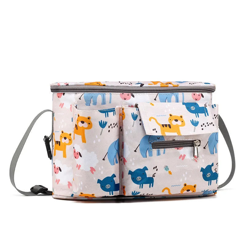 Baby Stroller Hanging Bag Multifunctional Mummy Bag Waterproof Breast Milk Baby Breastmilk Cooler Bag