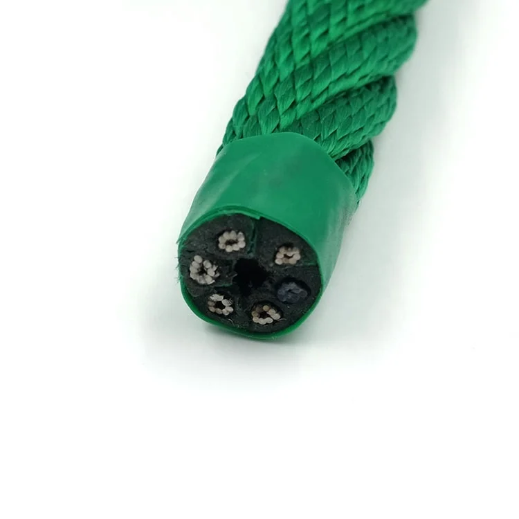 Colorful PP compound rope for kids playground spider climber