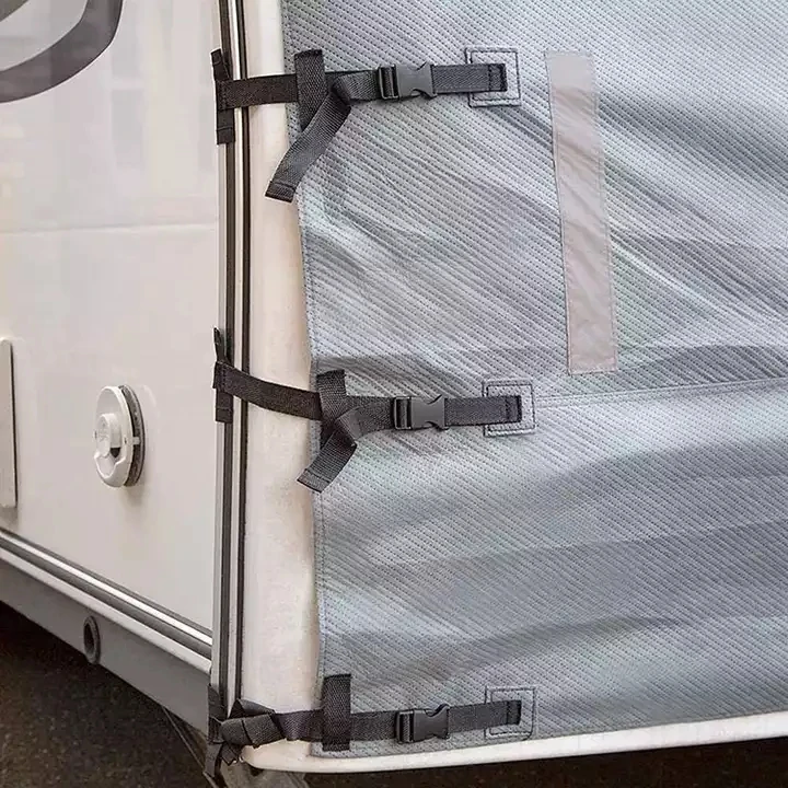 UV Resistant Waterproof 4Layers Non-Woven RV Windshield Caravan Front Towing Cover