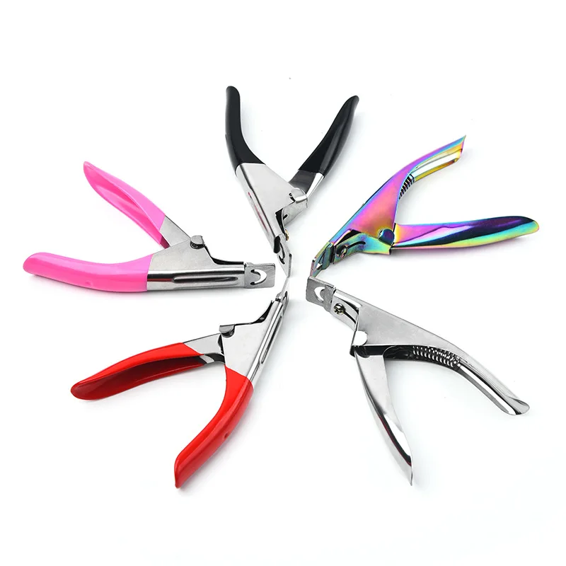 2024 New Nail Cutter Premium Adjustable Stainless Steel Nail Cutter Trimmer Clippers for Artificial False Tips