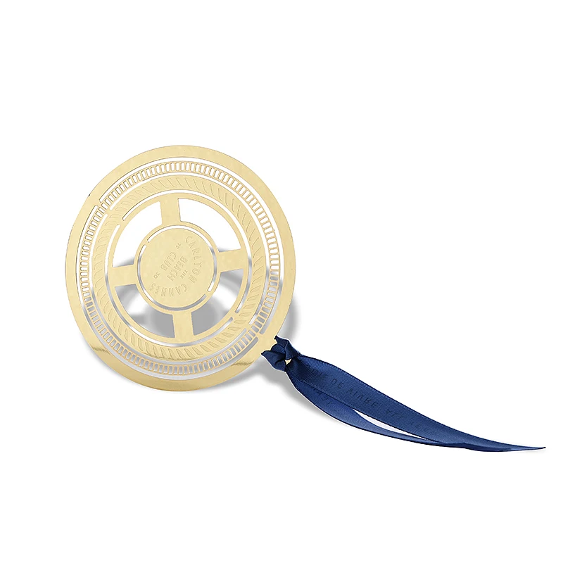 Custom Sublimation Gifts Supplier Gold Plated Brass Metal Bookmarks