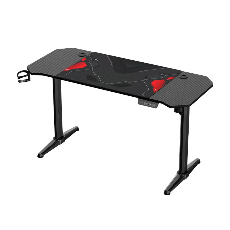 Standing computer desk commercial office lifting table multi-functional game gaming table electric lifting table wholesale