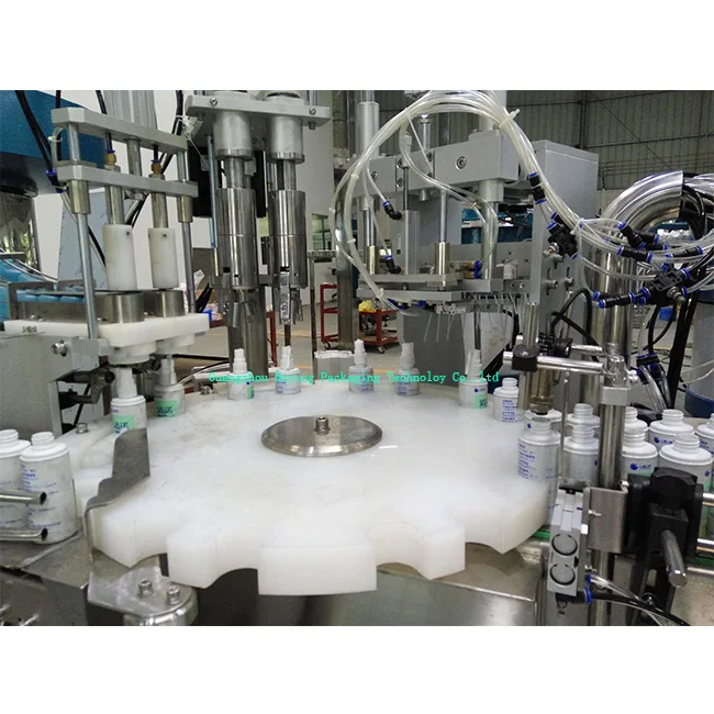 Rotary plate model small trigger pump cap capping machine for sale