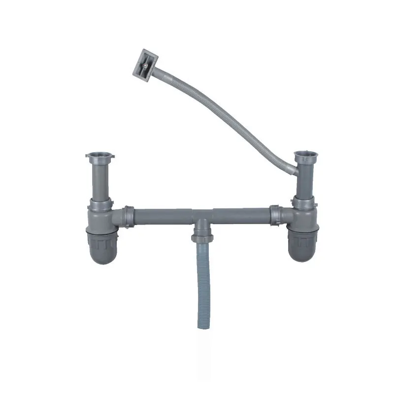 Kitchen Sink Drain Accessories Odor Prevention Vegetable Washing Basin Drain Pipe Household Sink Drain for Effective Drainage