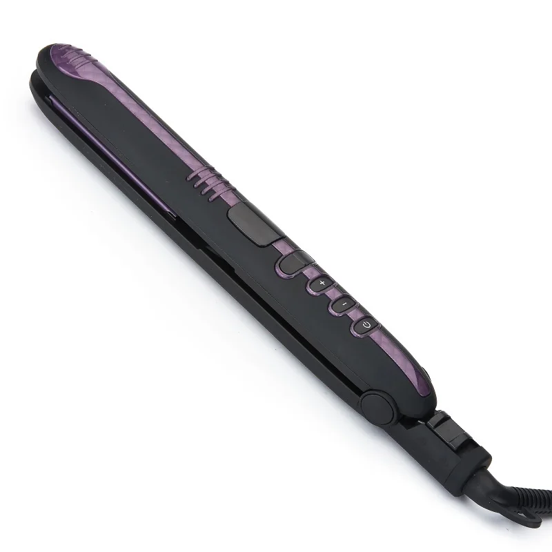 Factory Price Purple Fast Heat Touch Screen Hair Straightener Flat Iron