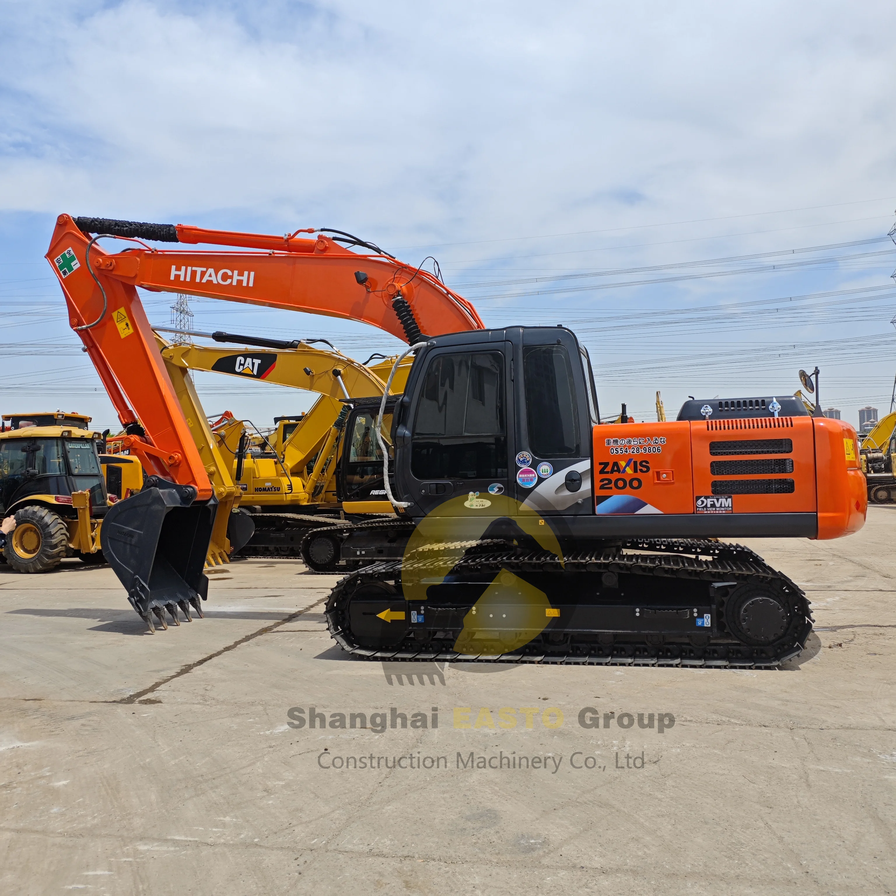 Hot sell Hitachi ZX200-3 weight 20300kg Environmental protection Good quality used Hitachi zx200-3 Working hours