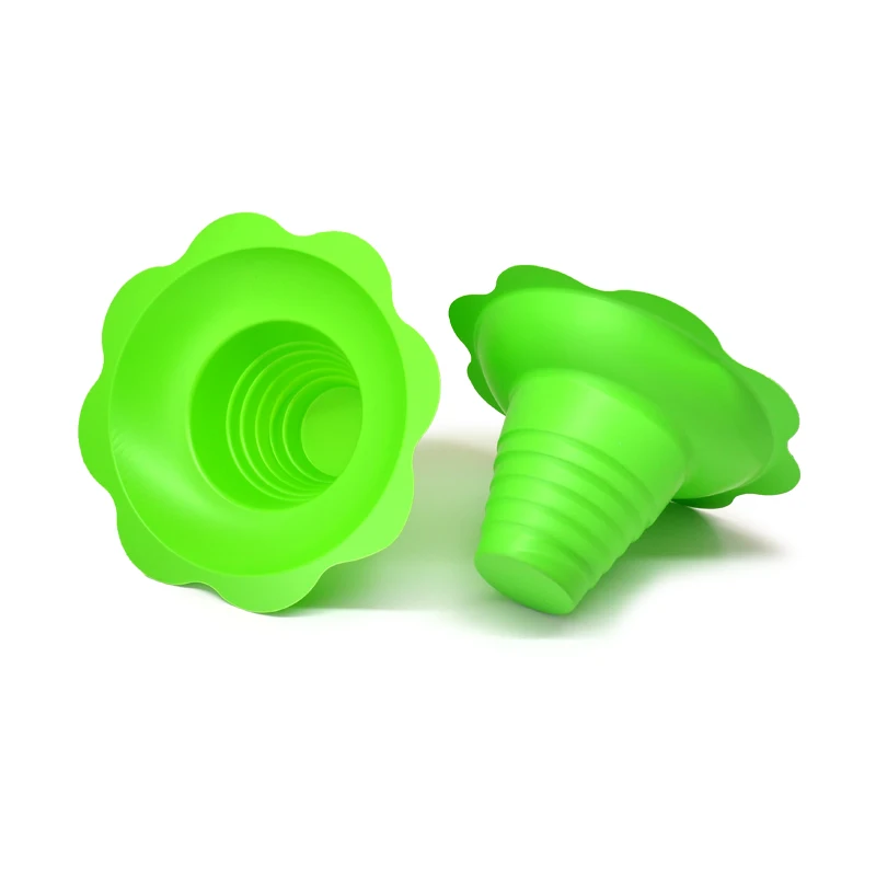 Plastic Shave Snow Cone Ice Cream Flower Cups Multicolor Reusable Leak Proof Bowls