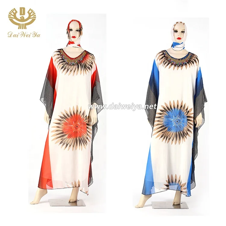 Длинные африканские летние платья из нигерии для полных женщин