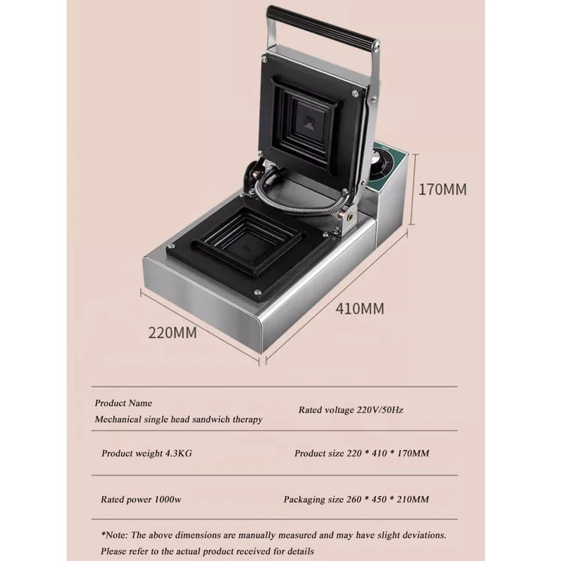 Commercial Electric Stainless Steel Multifunction Sandwich Maker Snack Machine