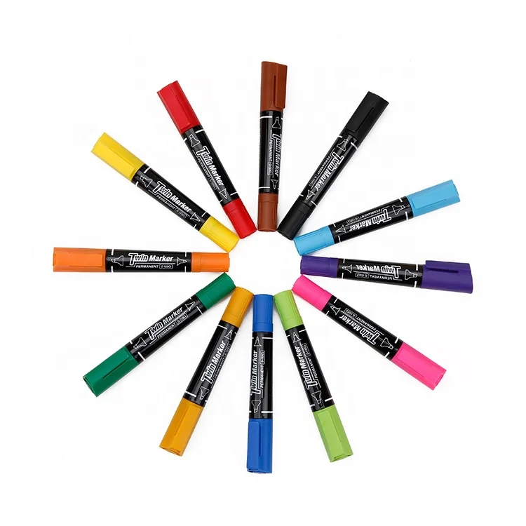 Gxin пользовательские многоцветные высокая производительность низкий запах масла на основе доски маркер ручка с зажимом