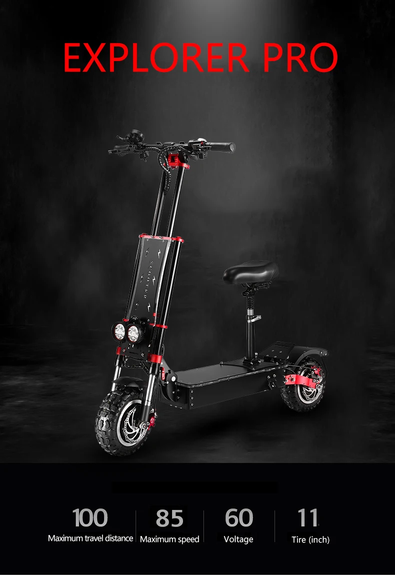 120 км 38AH электрический скутер 5600w dualtron electr с двойным мотором внедорожный