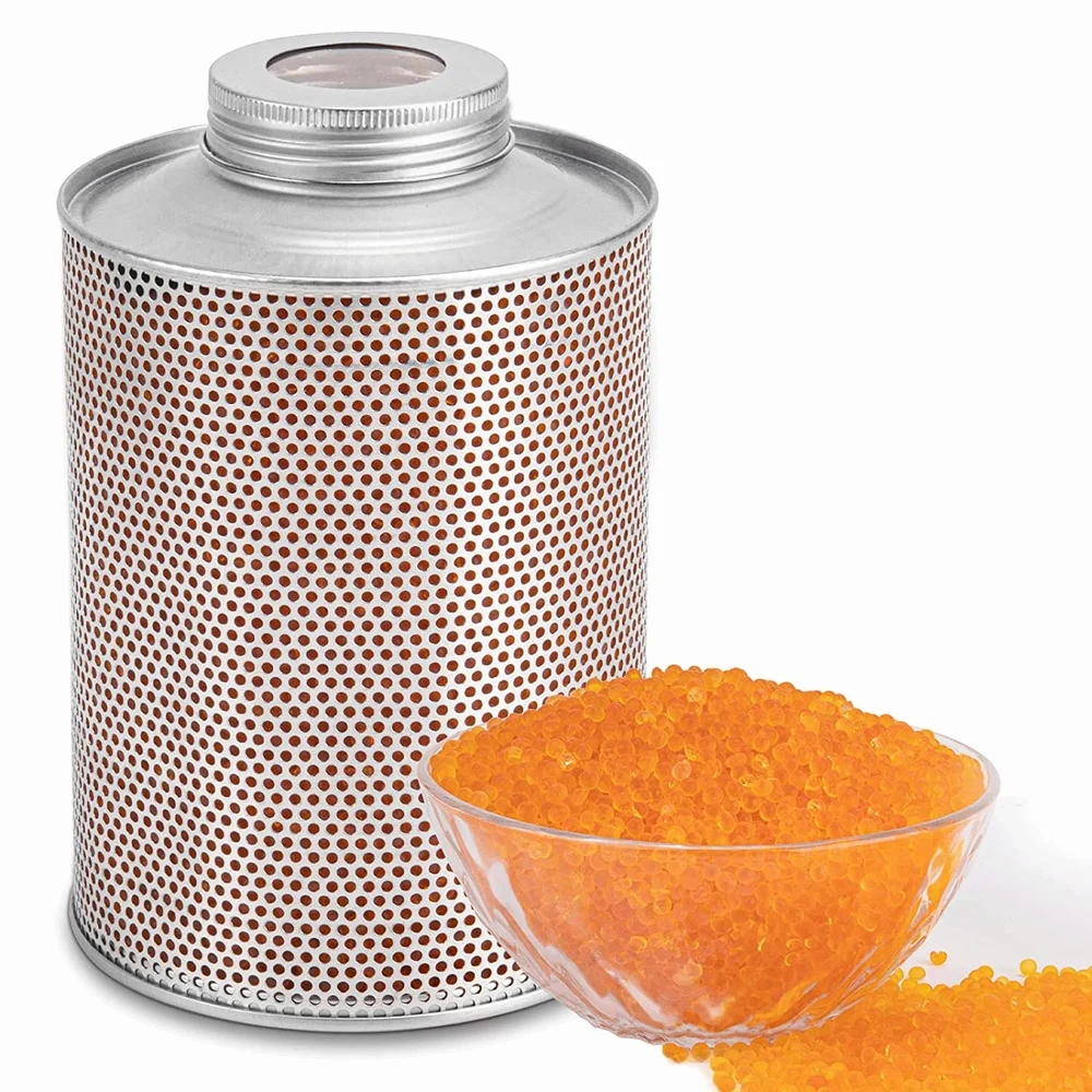 Visible Indicating Orange To Green   humidity control silica gel desiccant caniste for box storage